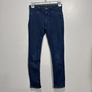&Denim Girls Jegging Jeans Sz 12 Slim Fit Blue Denim Pants Stretch Casual School